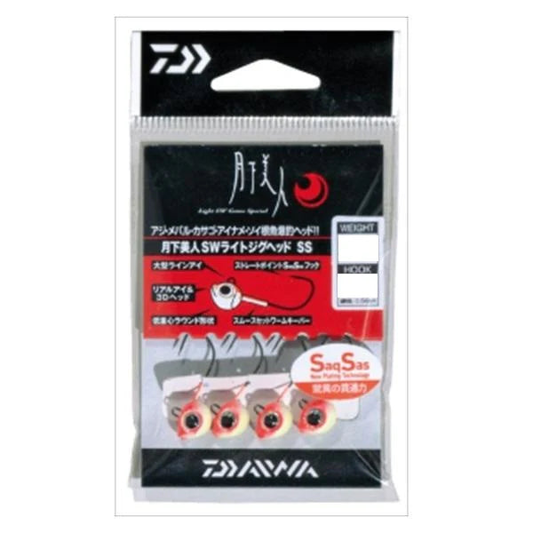 Daiwa Gekkabijin SW Light JIG Head SS Luminous Fine shaft HOOK