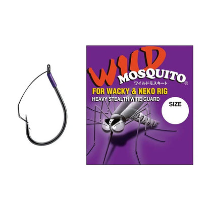 VARIVAS Wild Mosquito Wacky Hook with heavy weed guard