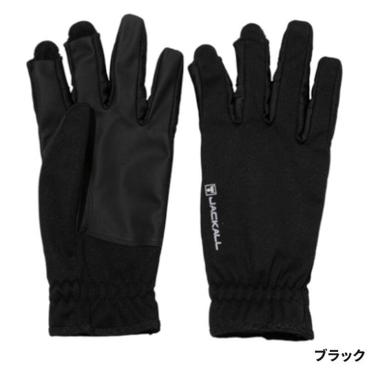 JACKALL Cold Weather Versatile Game Gloves, 3-Finger, GL-A001