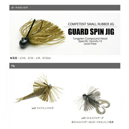 KEITECH TUNGSTEN GUARD SPIN JIG