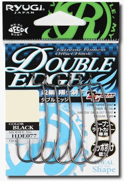 RYUGI HDE077 Double Edge Offset Worm Hook