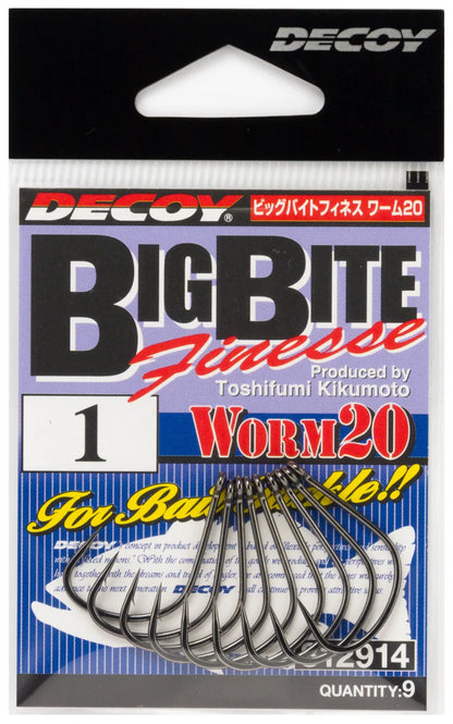 DECOY WORM20 Big Bite Hook Finesse